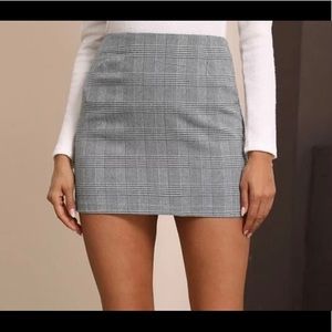 Checkered Skirt